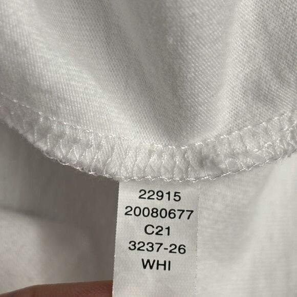 Duluth Trading Co Shirt Mens 3X White Relaxed Fit Pullover Mock Neck Long Sleeve - Picture 8 of 9